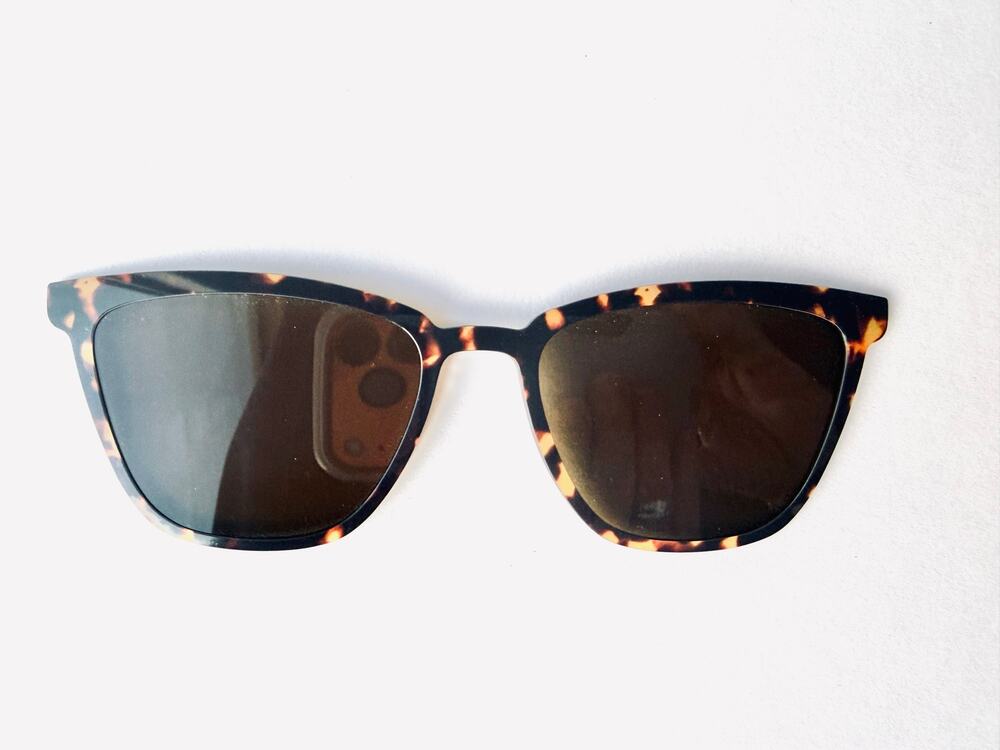 Pair Eyewear The Izzy Polarized Tortoise Sun Top Magnetic Sunglasses Topper Only
